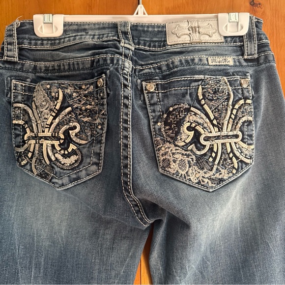 Miss Me women’s Dark Blue Bootcut Jeans - Picture 7 of 8